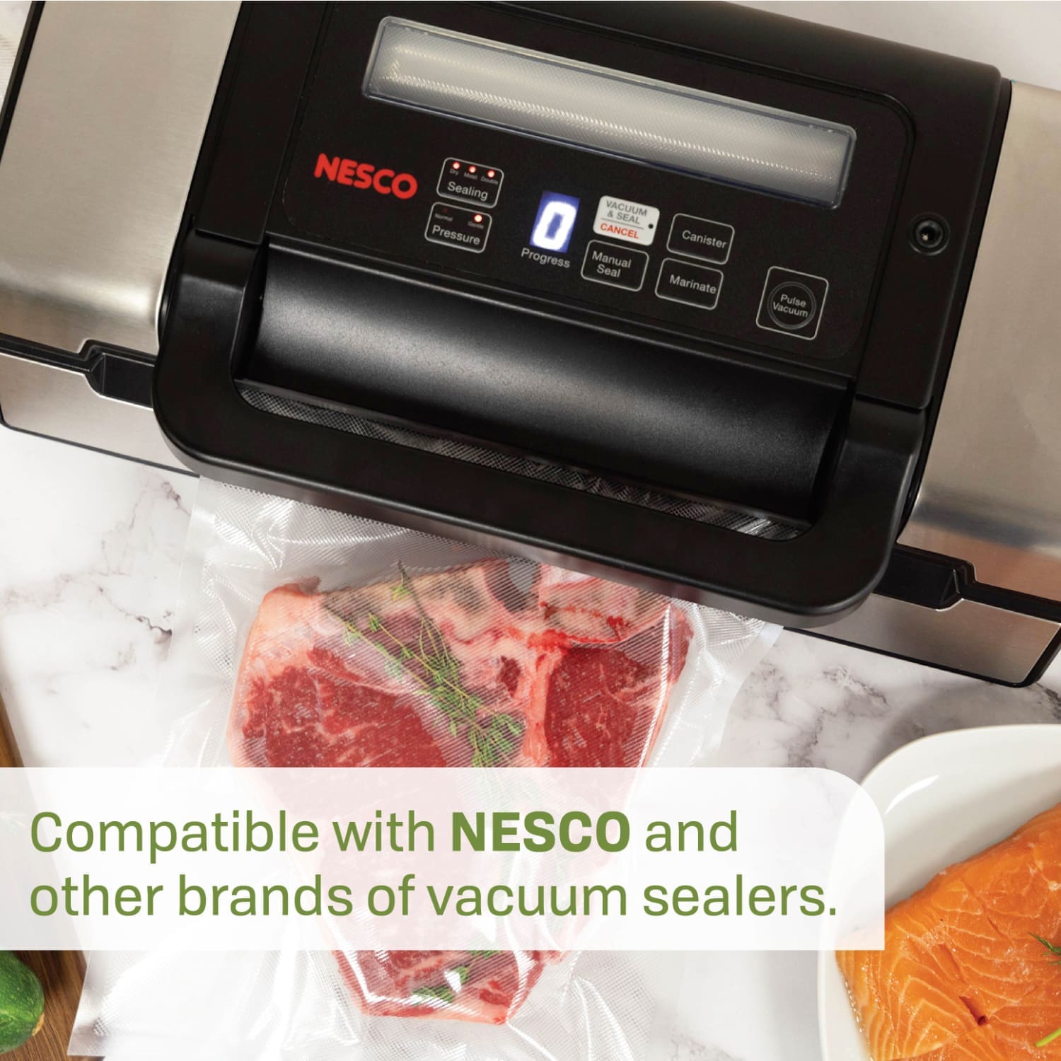 50 Pre-Cut Quart Sized Vacuum Sealer Bags (8.6" x 11.8") VS-05B - Image 9