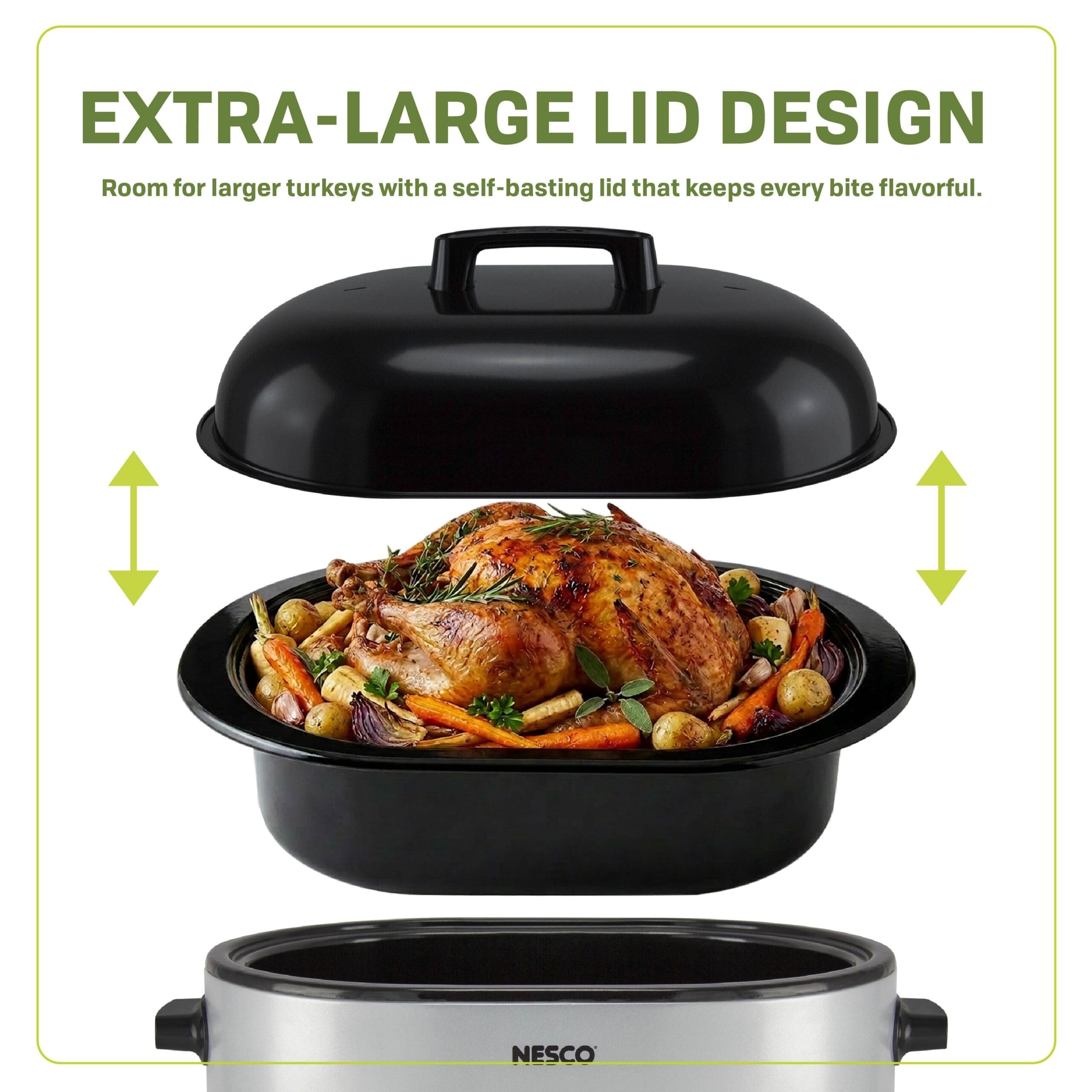 18 Qt. Stainless Steel Roaster Oven MWR18-47 - Image 4