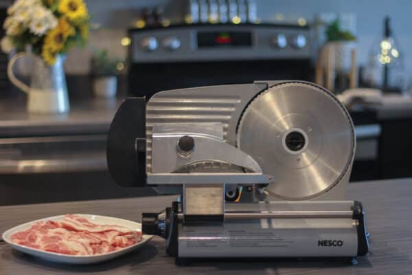 NESCO Electric Food Slicer With Meat Lifestyle