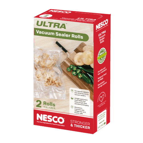 2 ULTRA Vacuum Sealer Rolls (11″ x 20′) VS-04R-ULT