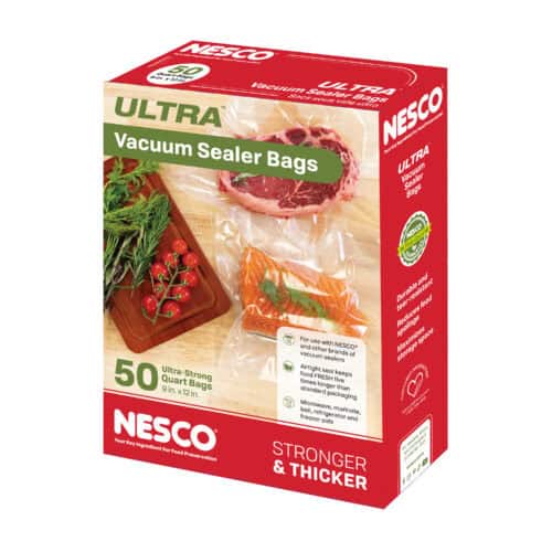 50 ULTRA Quart Sized Vacuum Sealer Bags (9″ x 12″) VS-05B-ULT
