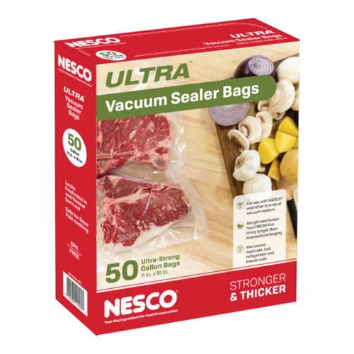 50 ULTRA Gallon Sized Vacuum Sealer Bags (11″ x 16″) VS-06B-ULT