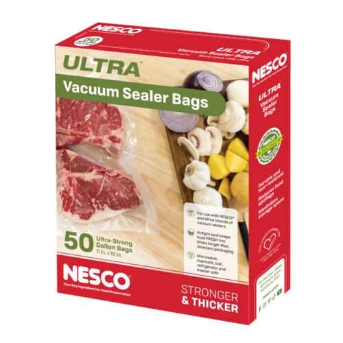 50 ULTRA Gallon Sized Vacuum Sealer Bags (11″ x 16″) VS-06B-ULT