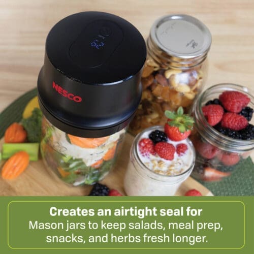 Electric Mason Jar Vacuum Sealer VS-MJ-2N1